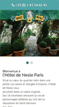 Mobile Screenshot of hoteldenesleparis.com