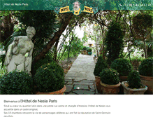 Tablet Screenshot of hoteldenesleparis.com